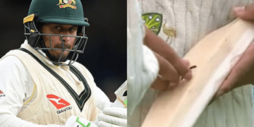 عثمان خواجہ نے اپنے بلے پر لگا فاختہ کا اسٹیکر کیوں ہٹا دیا؟ وجہ جانئے